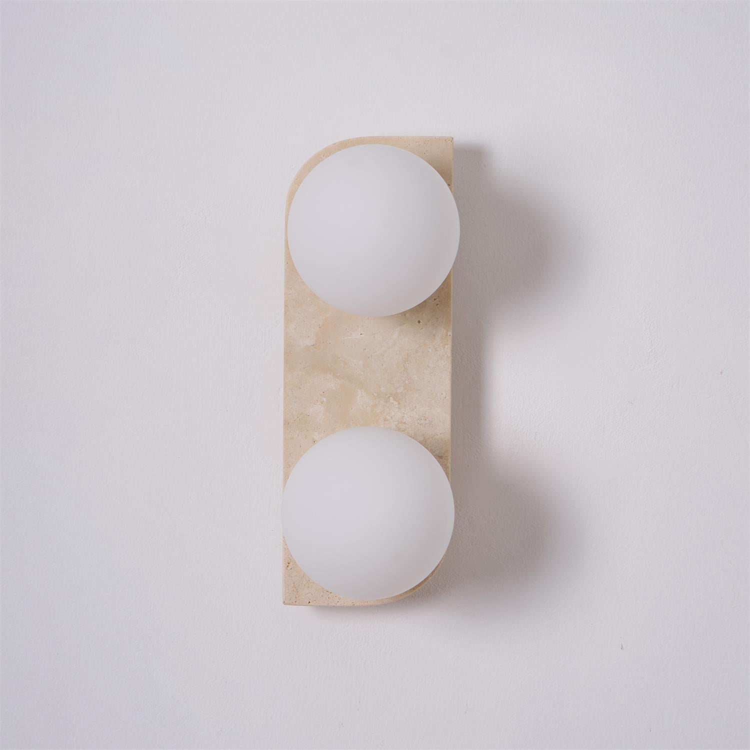 Alsilis Applique Murale Minimaliste en Travertin - Neutralighting