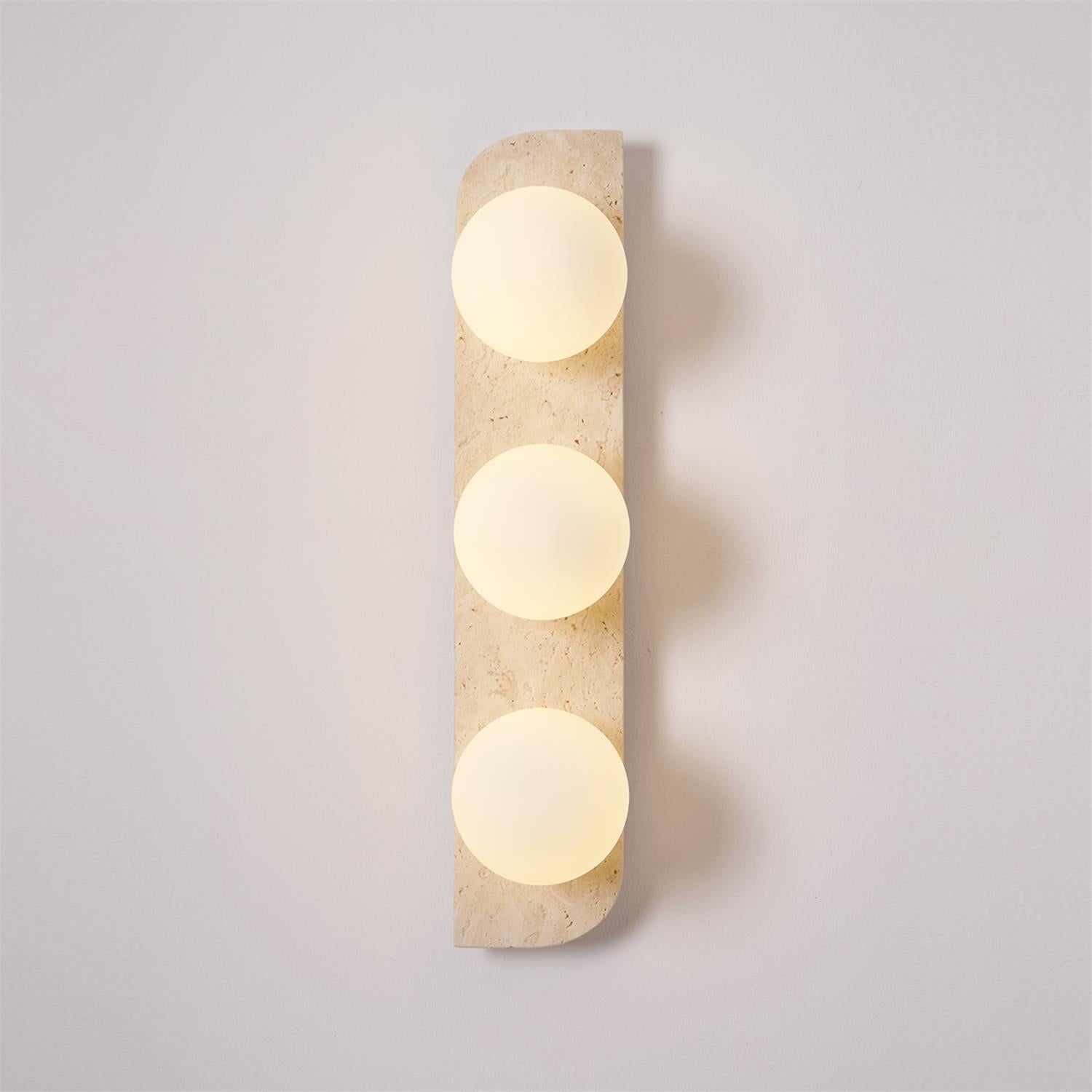 Alsilis Applique Murale Minimaliste en Travertin - Neutralighting