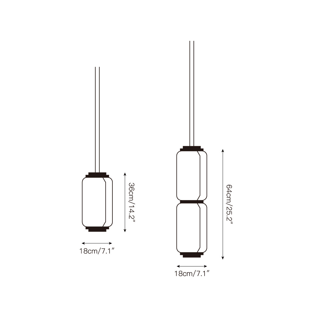 Cadorus Suspension Élégante Haut de Gamme en Verre et Métal - Neutralighting