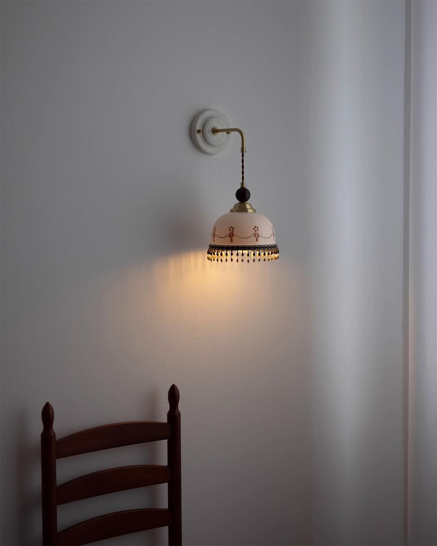 Noemi Applique Murale Vintage Florale Élégante - Neutralighting