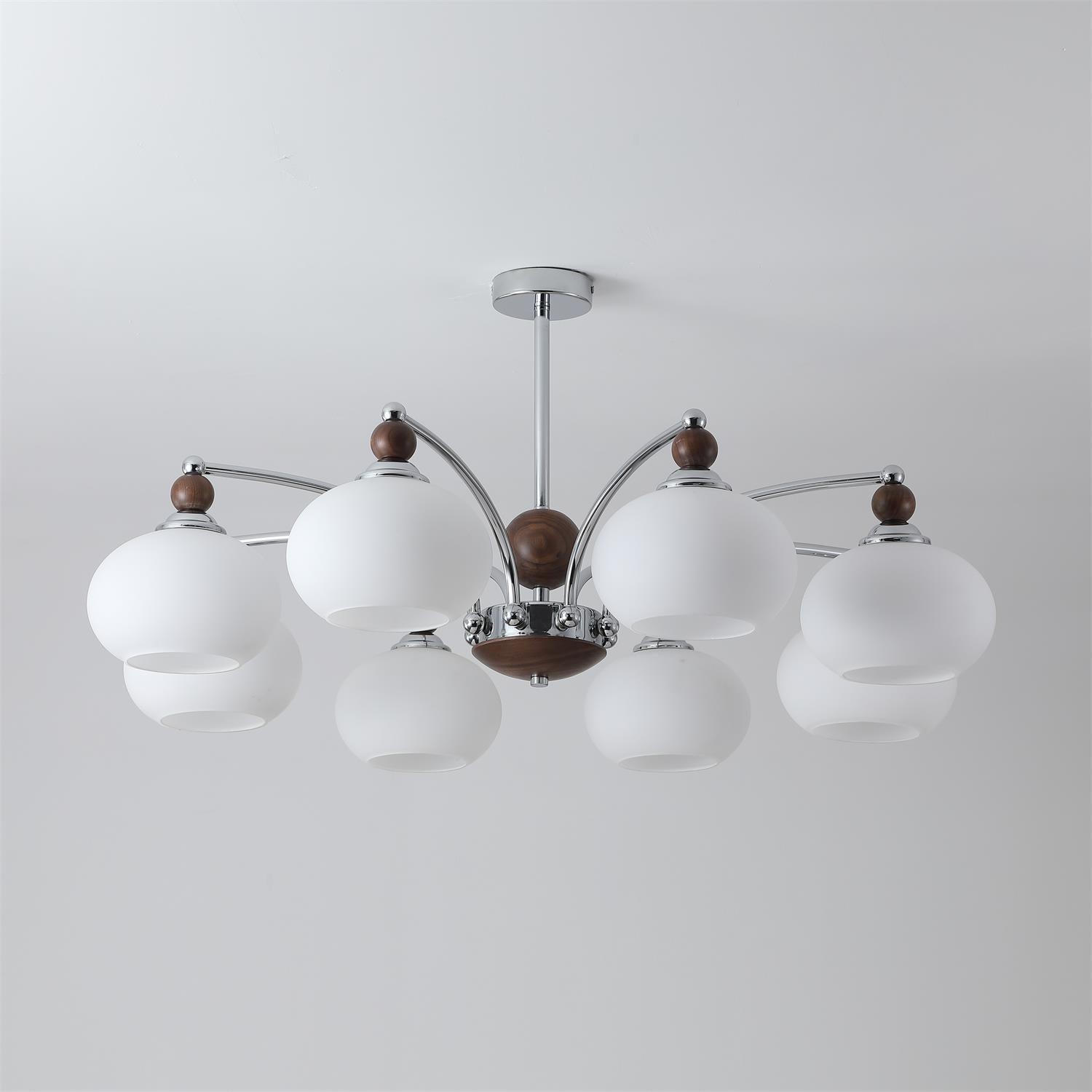 Lustra Chandelier Contemporain à Bras Globe - Neutralighting