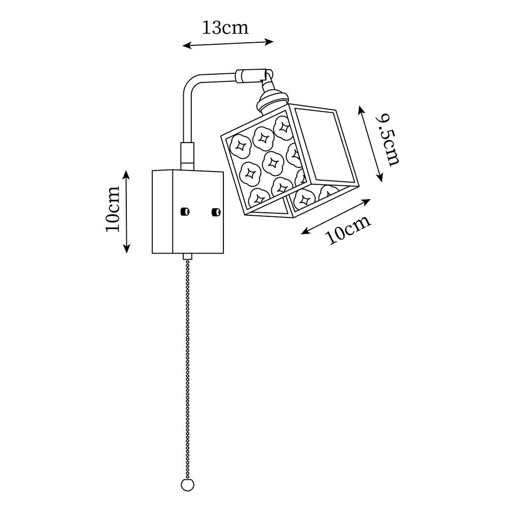 Noko Applique Murale Verre Cube - Neutralighting