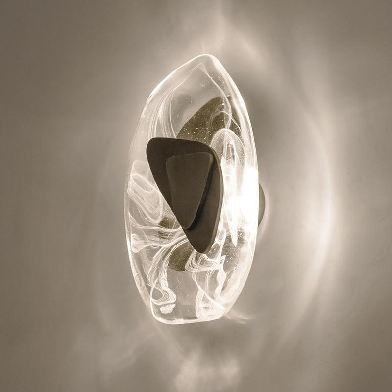 Arisha Applique Murale Art Deco Irrégulier Led Nordique, Métal, Or/Noir, Chambre - Neutralighting