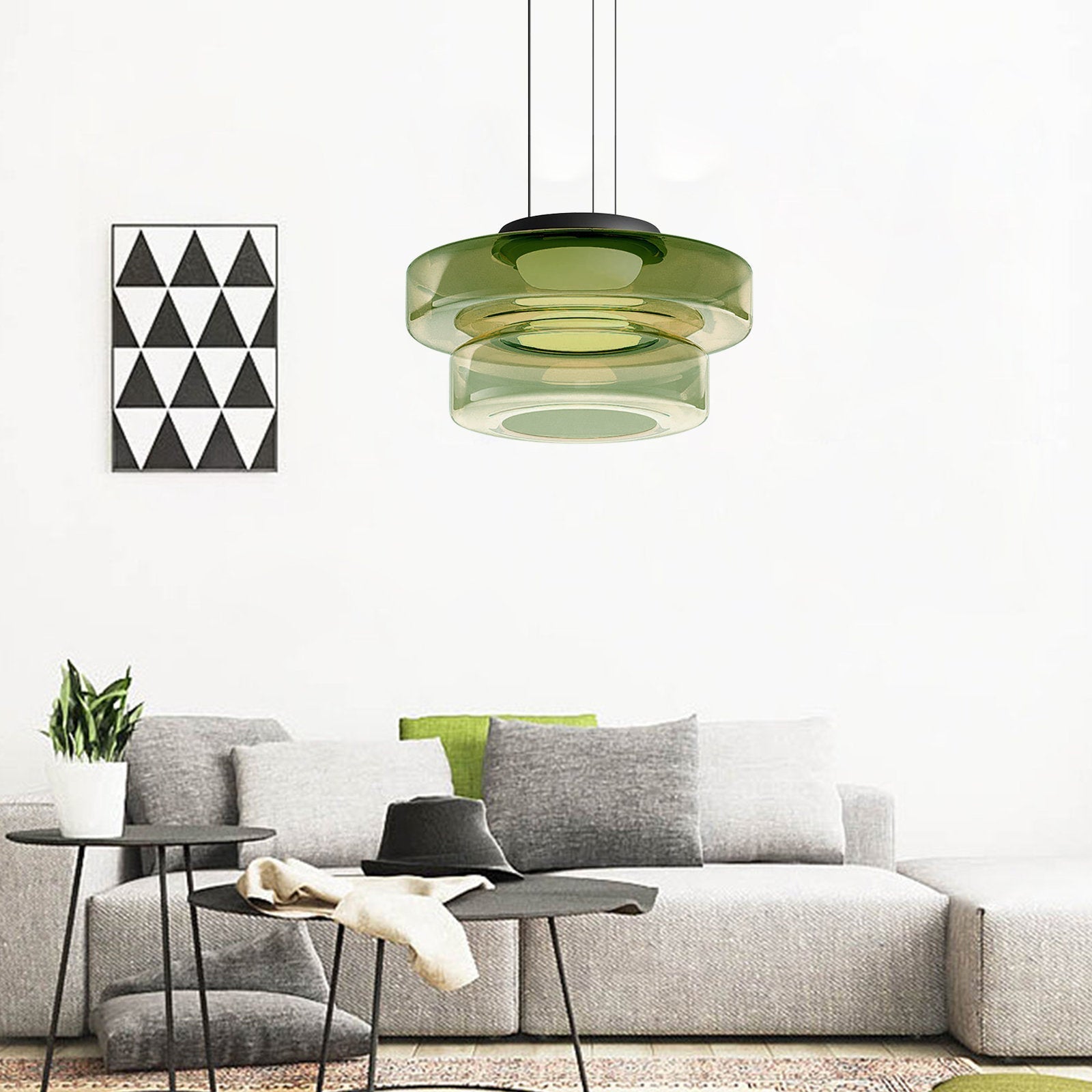 Jojo Suspension Moderne Verre Métal Cuisine Salon - Neutralighting