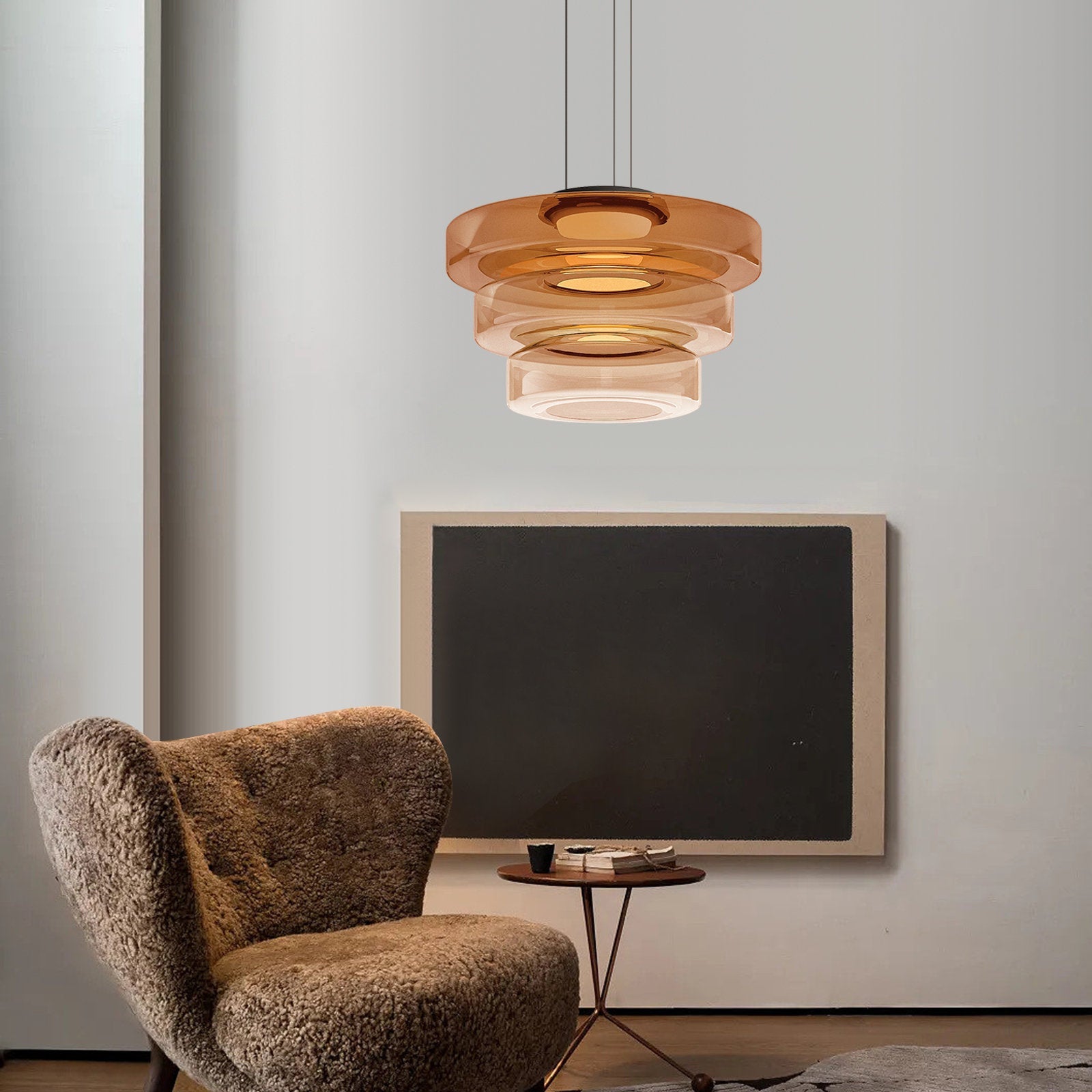 Jojo Suspension Moderne Verre Métal Cuisine Salon - Neutralighting