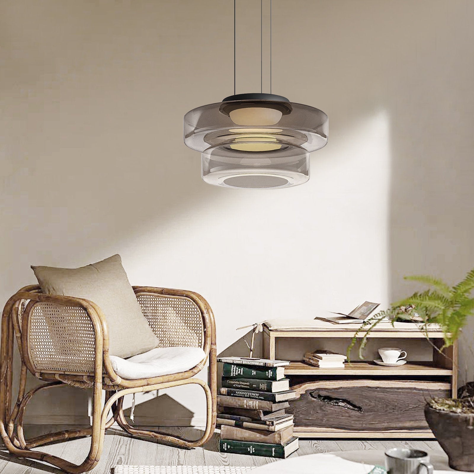 Jojo Suspension Moderne Verre Métal Cuisine Salon - Neutralighting