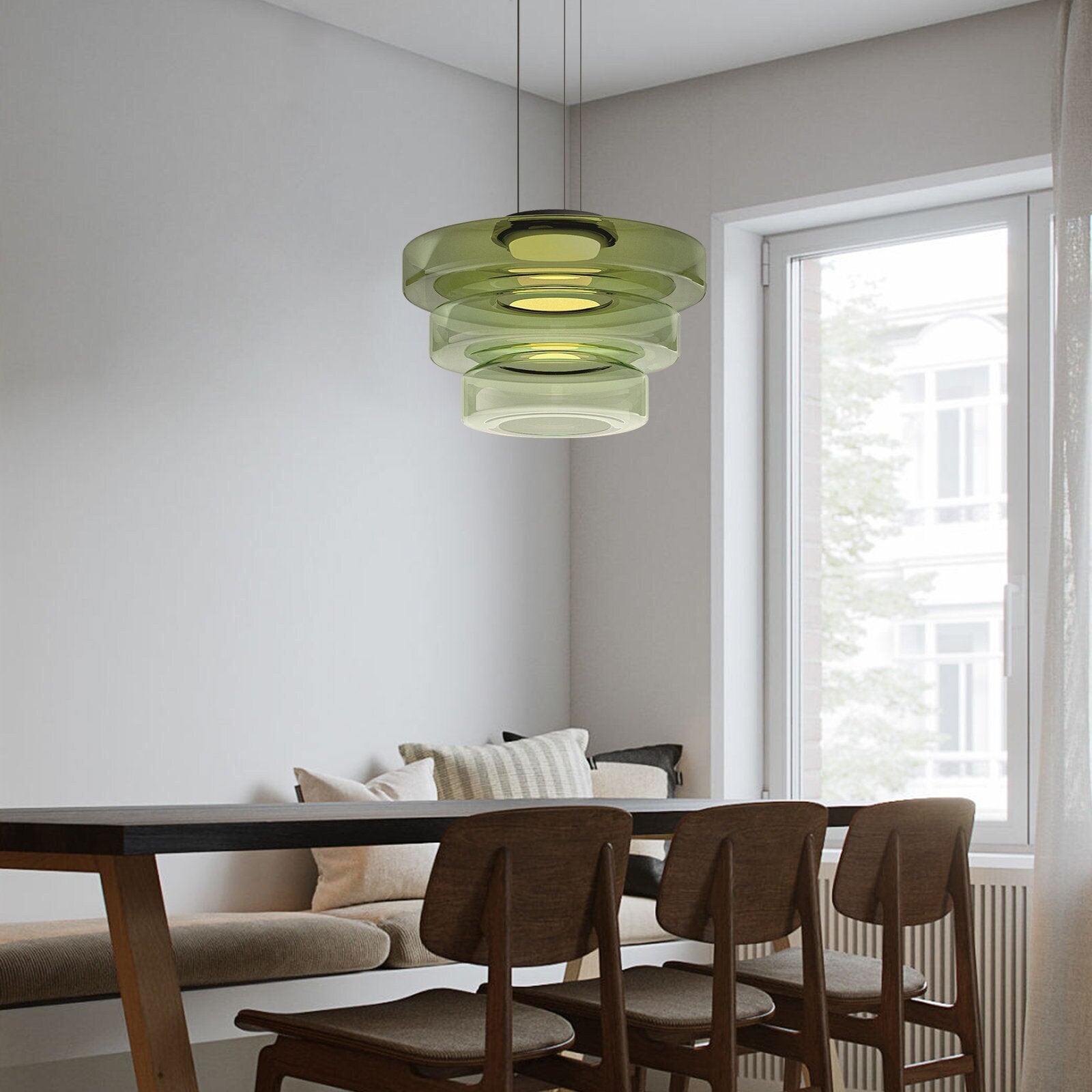 Jojo Suspension Moderne Verre Métal Cuisine Salon - Neutralighting
