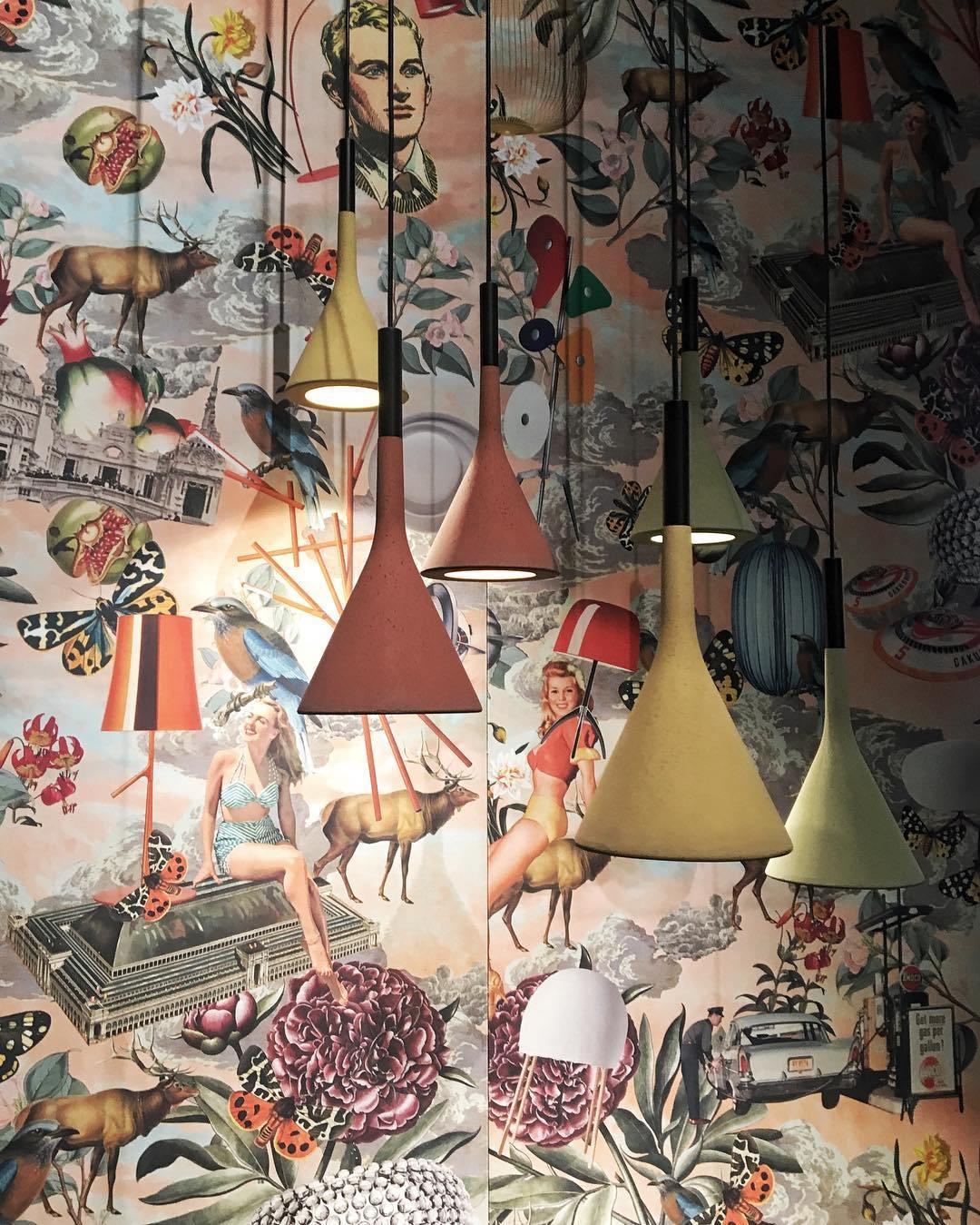 Solara Lampe suspendue conique en béton industrielle - Neutralighting