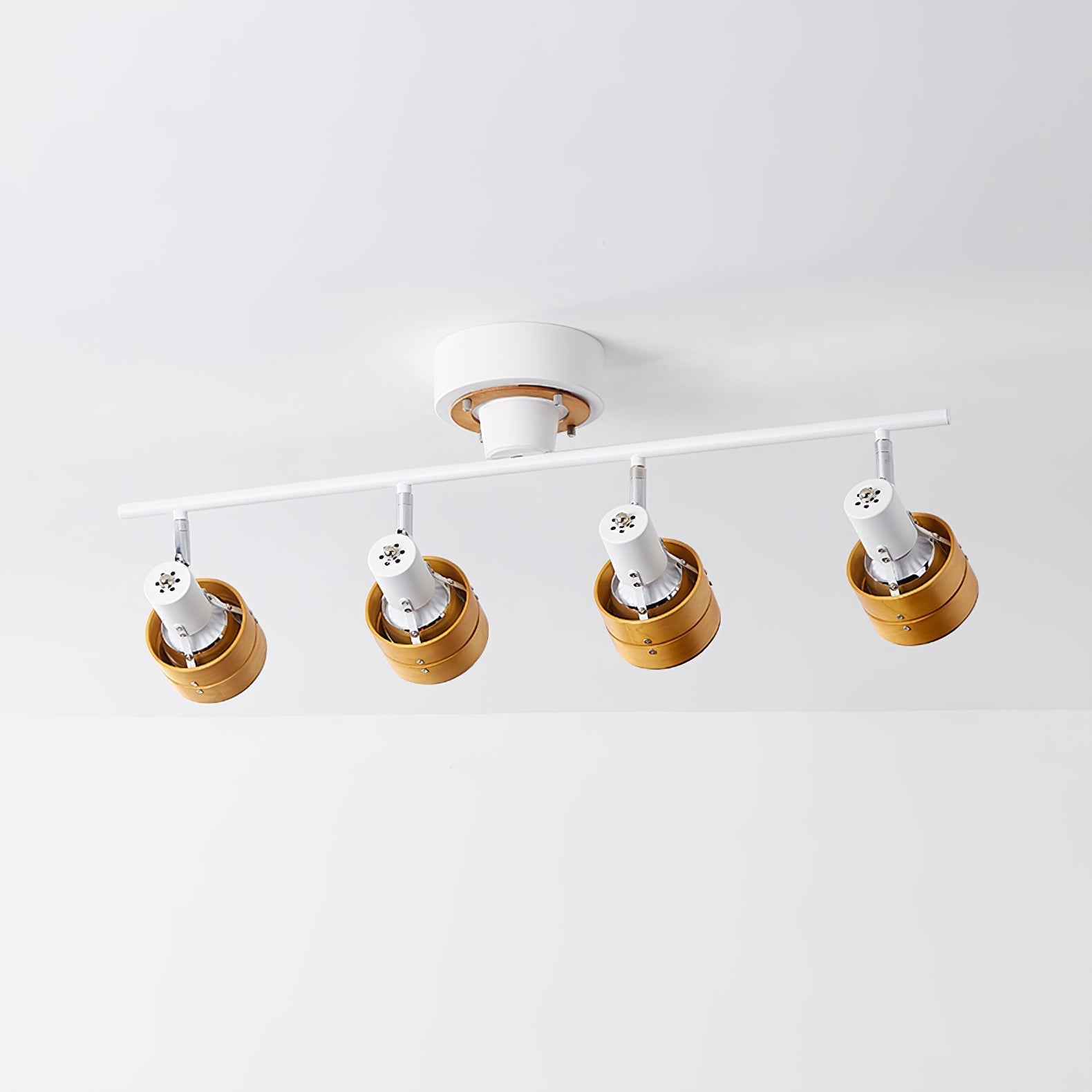 Esorila Plafonnier Nordique Cylindrique à 4 Spots Métalliques - Neutralighting