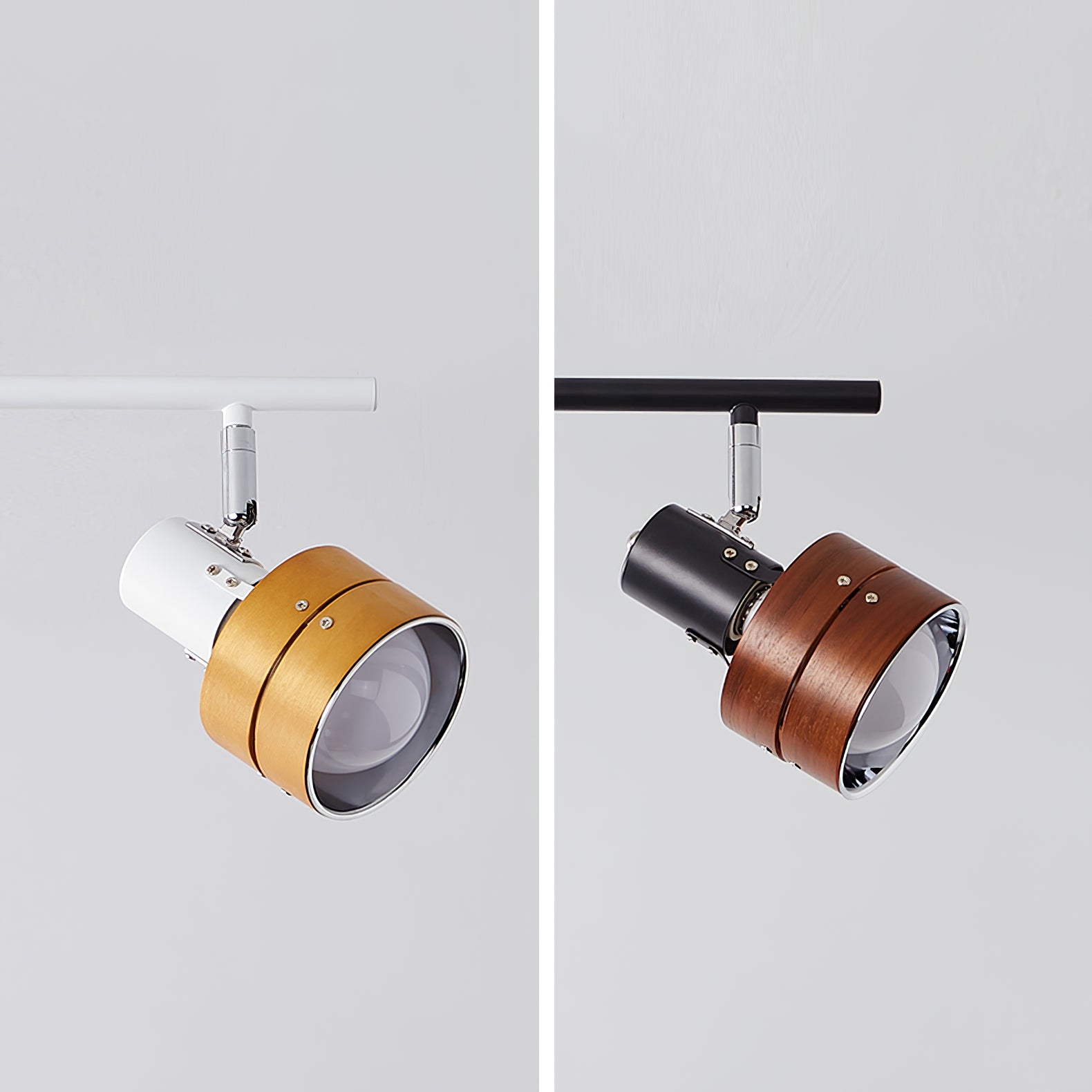 Esorila Plafonnier Nordique Cylindrique à 4 Spots Métalliques - Neutralighting