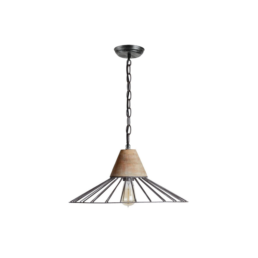 Ulthee Modern Minimalist Wooden Metal Pendant Lamp - Lamp Copper