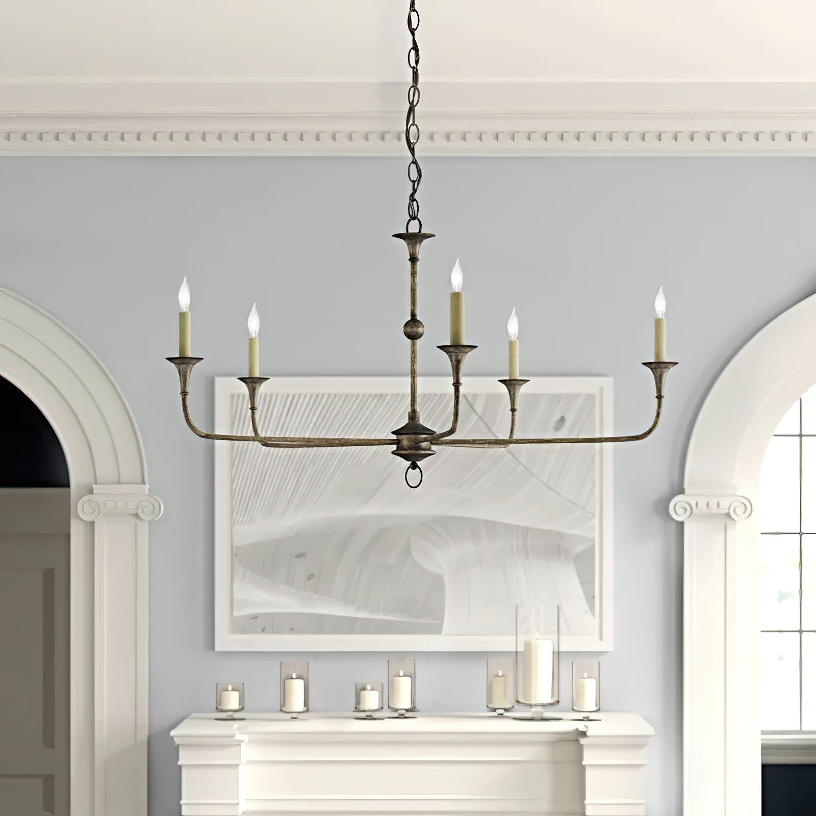 Lustra Candle Chandelier Élégant - Neutralighting
