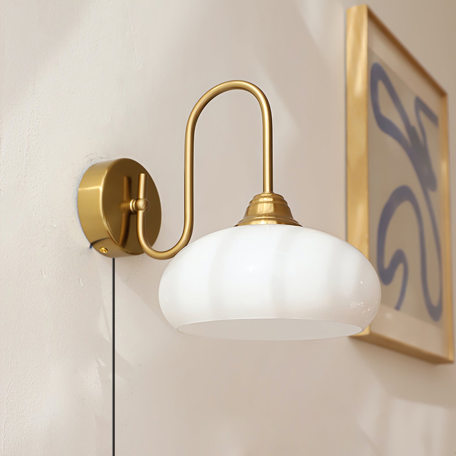 Ulsilia Applique Murale Nordique Haut de Gamme en Métal et Verre - Neutralighting