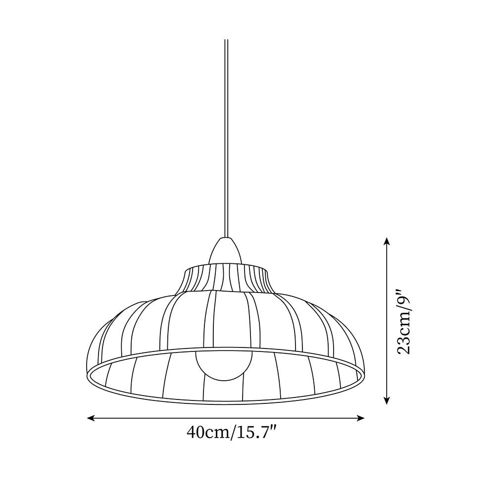 Orillia Suspension en Tissu - Neutralighting