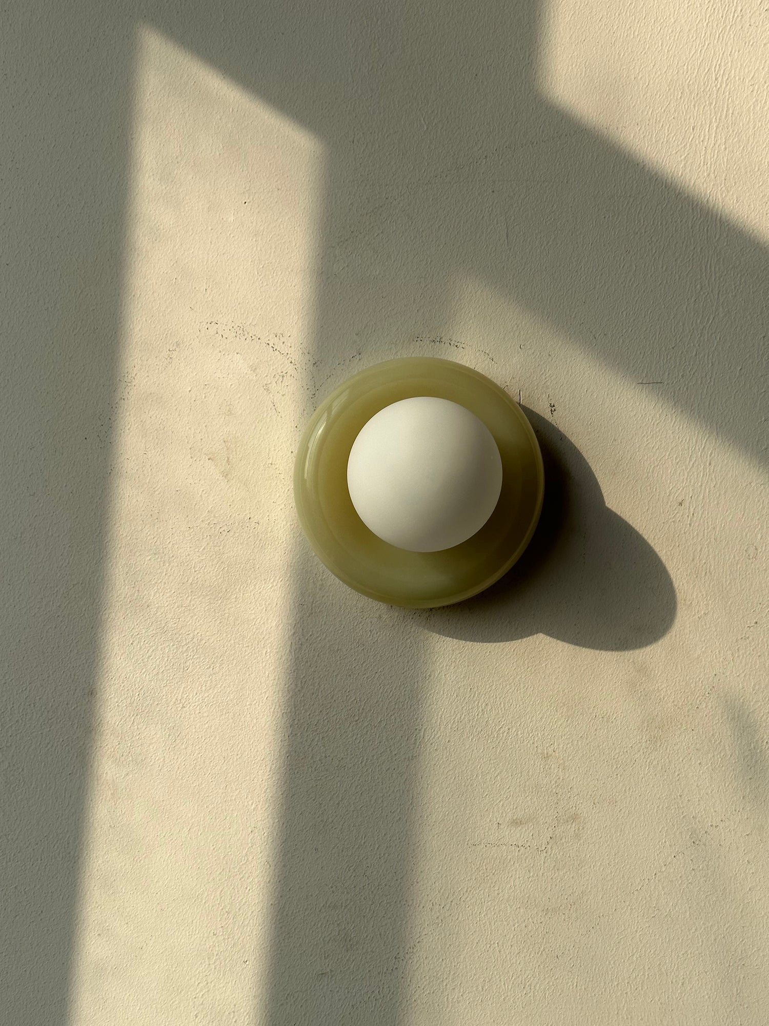 Cemaros Applique Murale Moderne Minimaliste en Verre Jade - Neutralighting