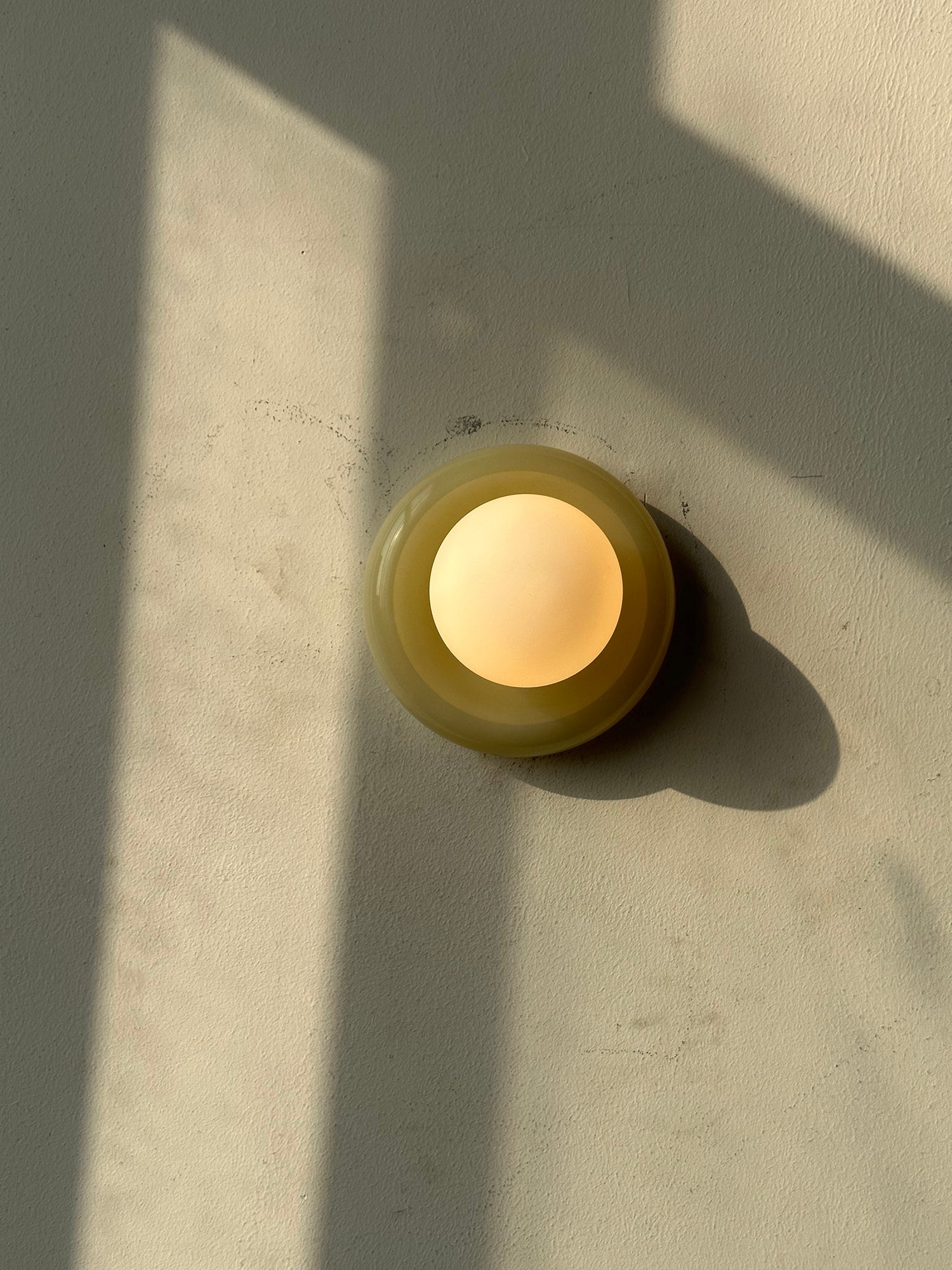 Cemaros Applique Murale Moderne Minimaliste en Verre Jade - Neutralighting