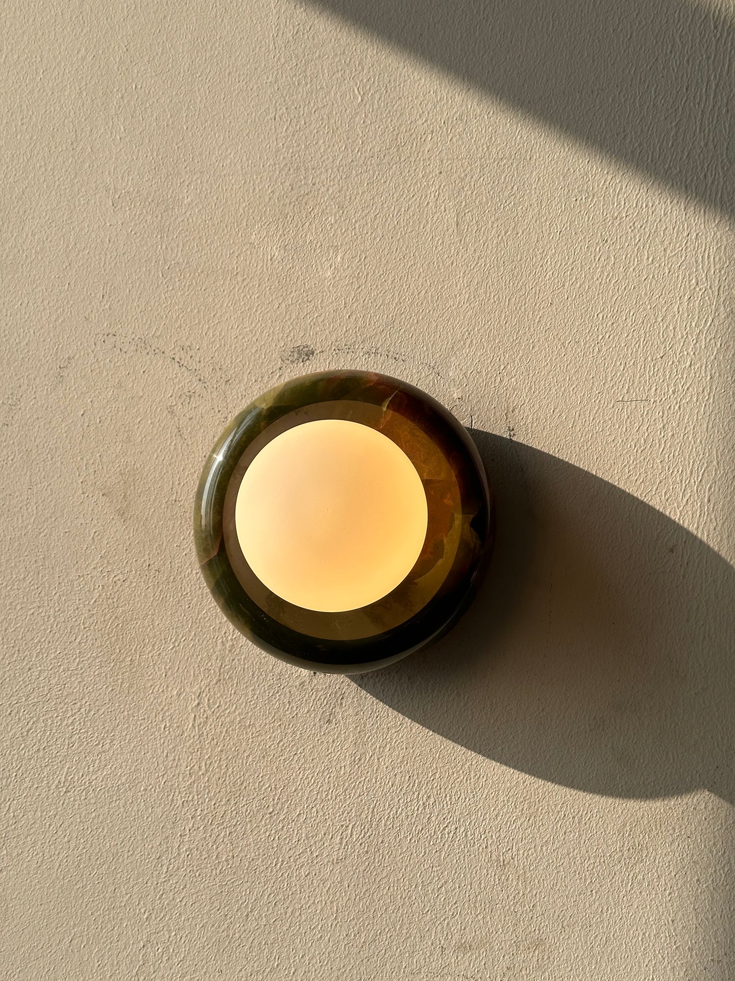 Cemaros Applique Murale Moderne Minimaliste en Verre Jade - Neutralighting