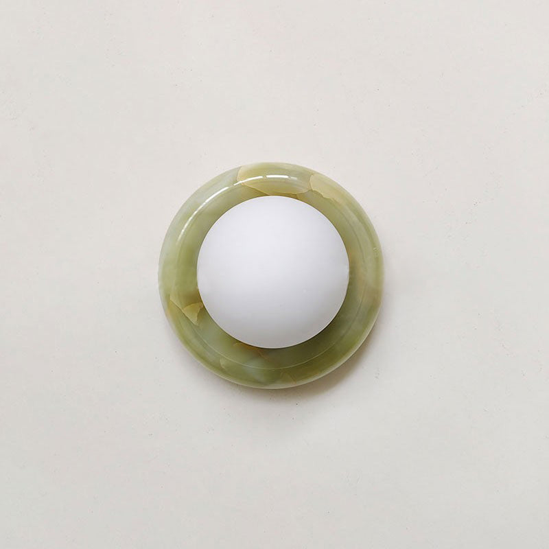 Cemaros Applique Murale Moderne Minimaliste en Verre Jade - Neutralighting