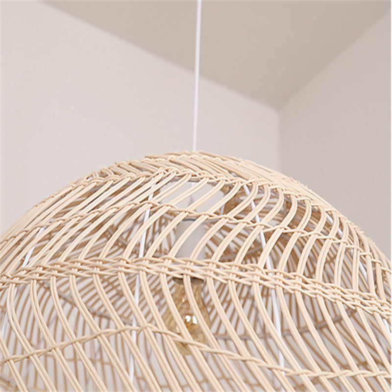 Ritta Retro Rotin/Métal Suspension Chambre à Coucher - Neutralighting