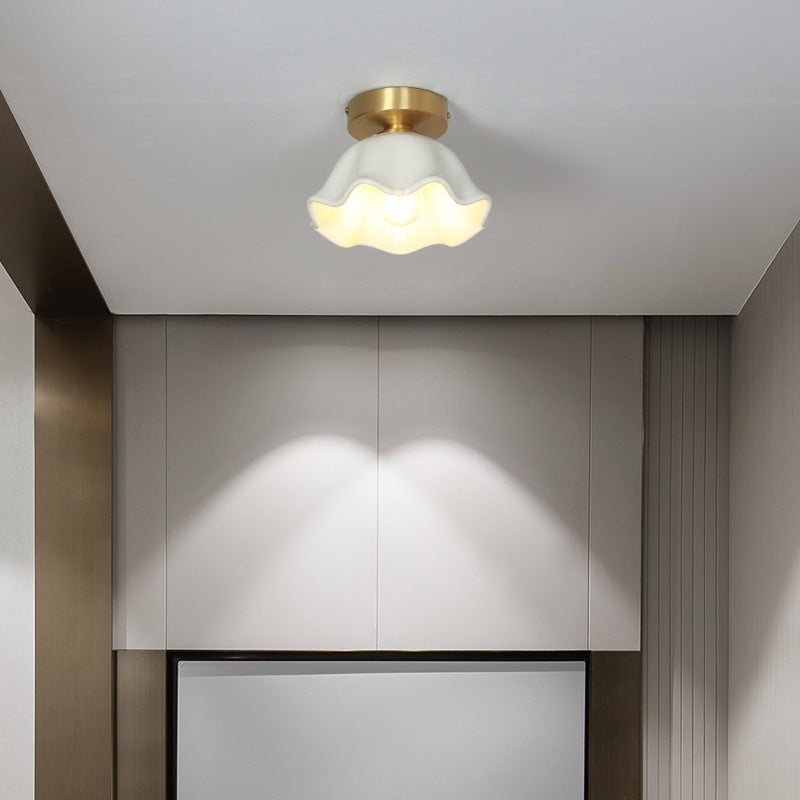 Arisha Vintage LED Plafonnier Laiton Métal Verre Salon Salle à manger - Neutralighting