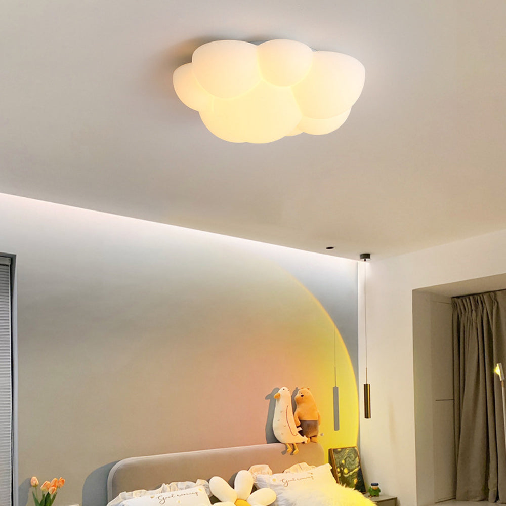 Aria Plafonnier LED Nuage Nordique Résine Chambre à Coucher