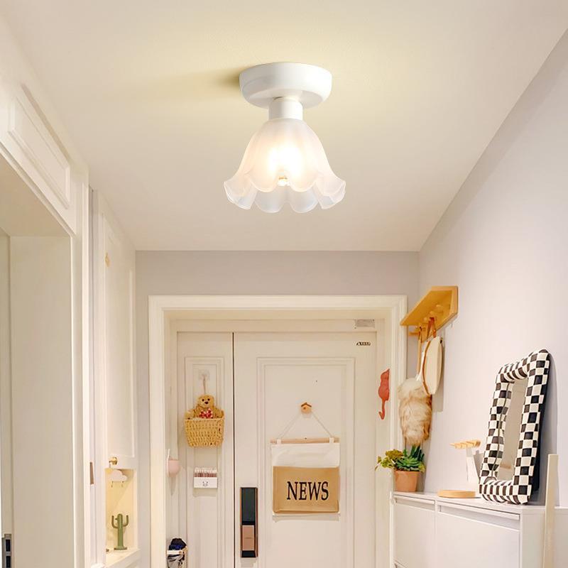 Arisha Mignon Plafonnier Métal Verre Chambre à Coucher/ Salle d'étude - Neutralighting