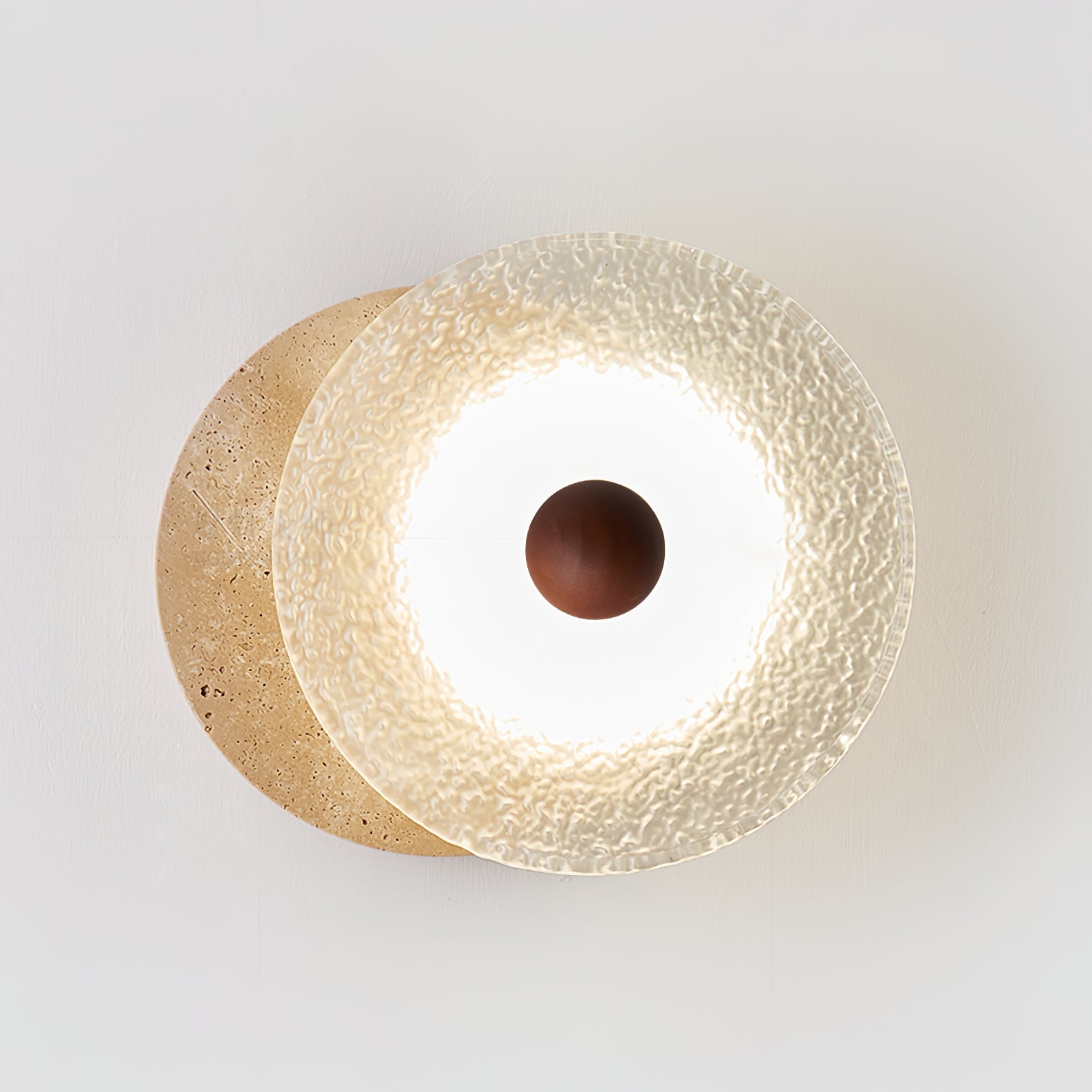 Olivia Applique Murale Moderne en Travertin - Neutralighting