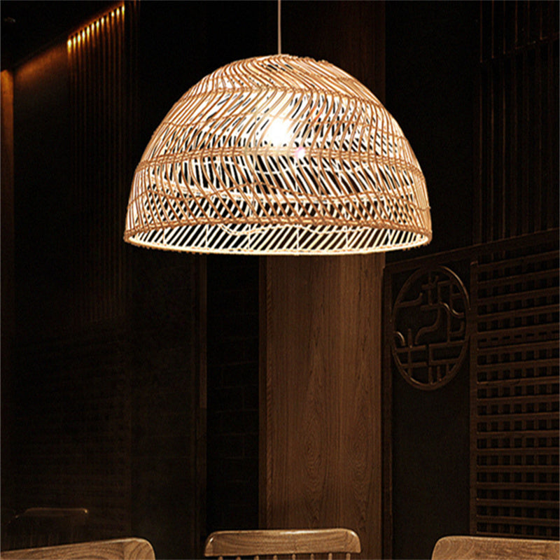 Ritta Retro Rotin/Métal Suspension Chambre à Coucher - Neutralighting