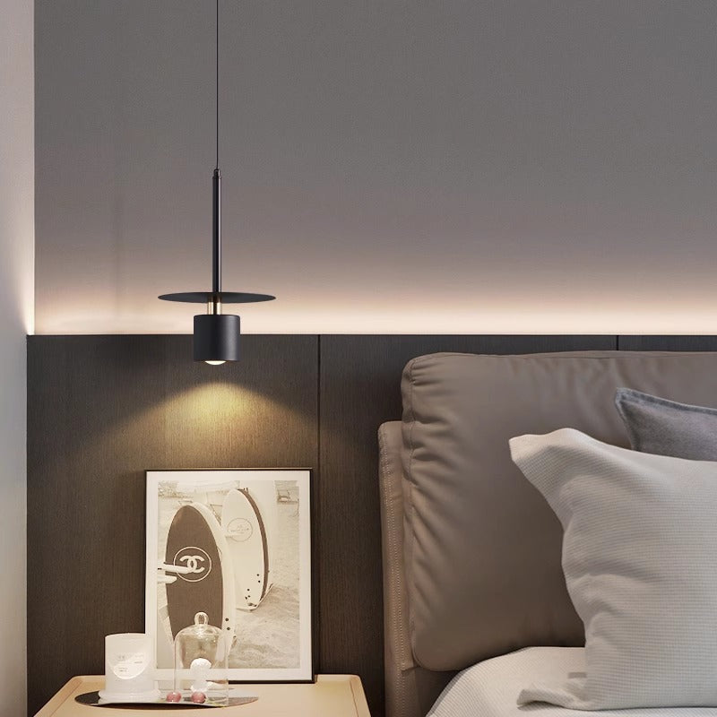 Valentina Industrie LED Suspension Métal Chambre à coucher/salle à manger - Neutralighting
