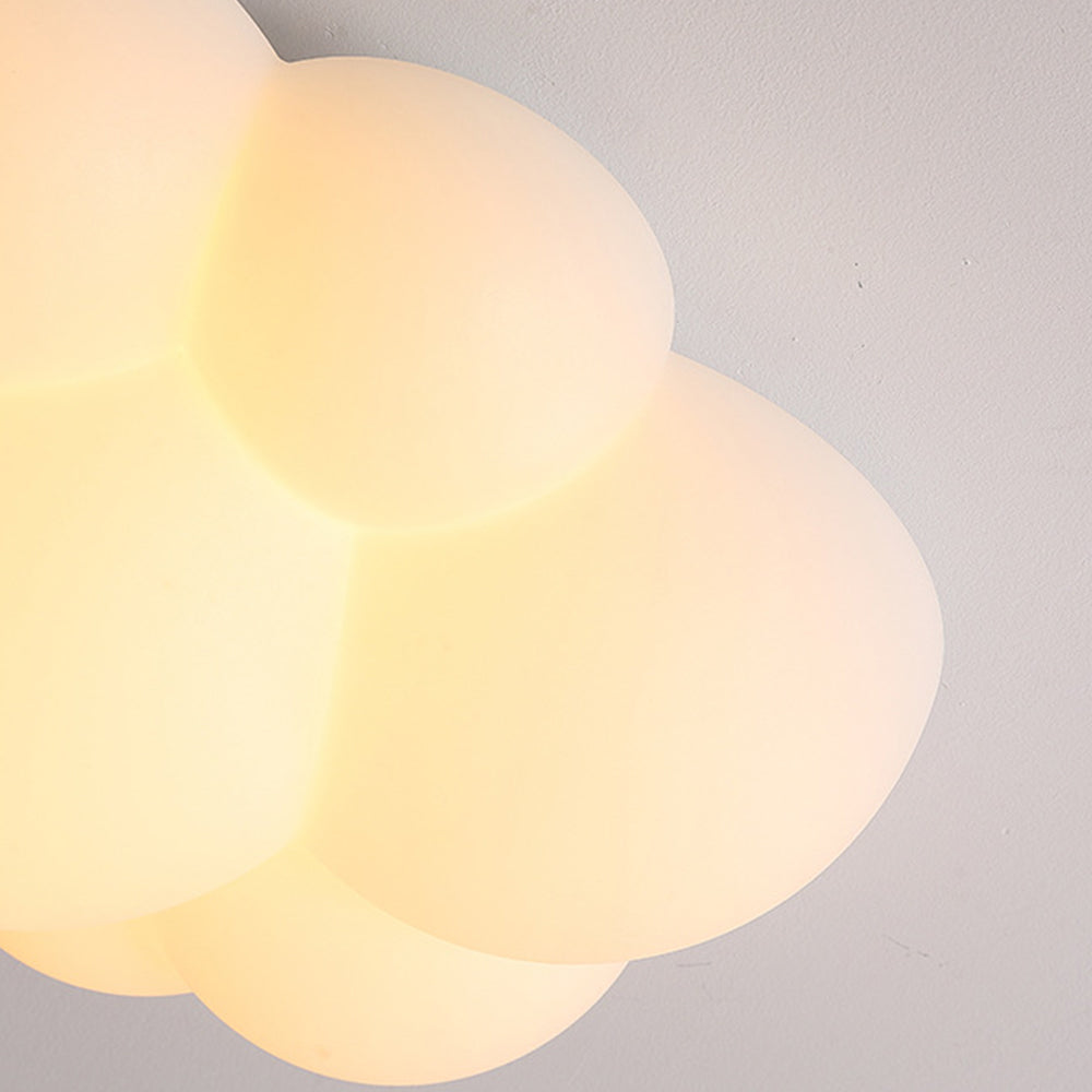 Aria Plafonnier LED Nuage Nordique Résine Chambre à Coucher