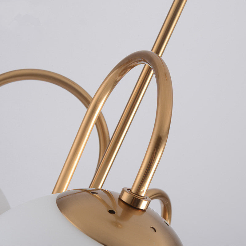 Valentina Lustre LED Luxueux Verre Métal Salon Chambre à Coucher