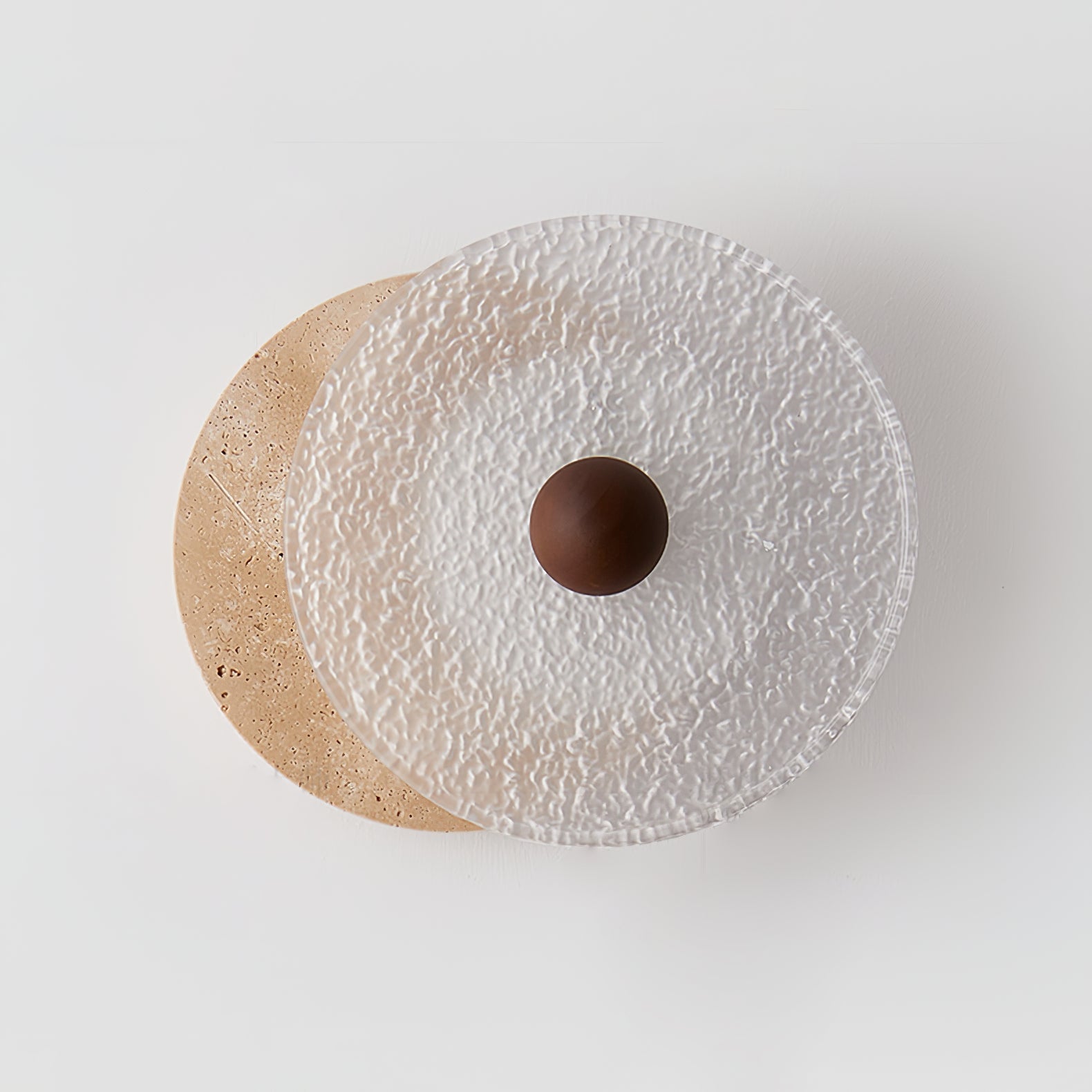 Olivia Applique Murale Moderne en Travertin - Neutralighting