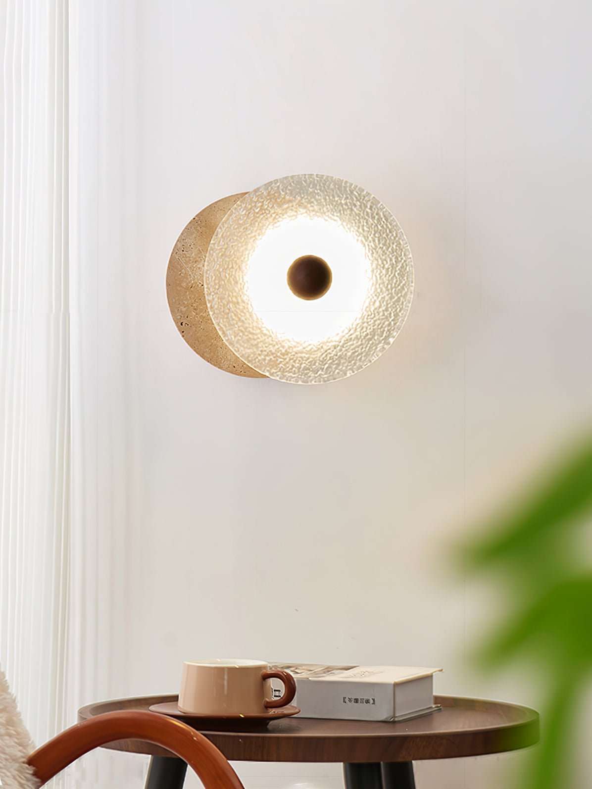 Olivia Applique Murale Moderne en Travertin - Neutralighting