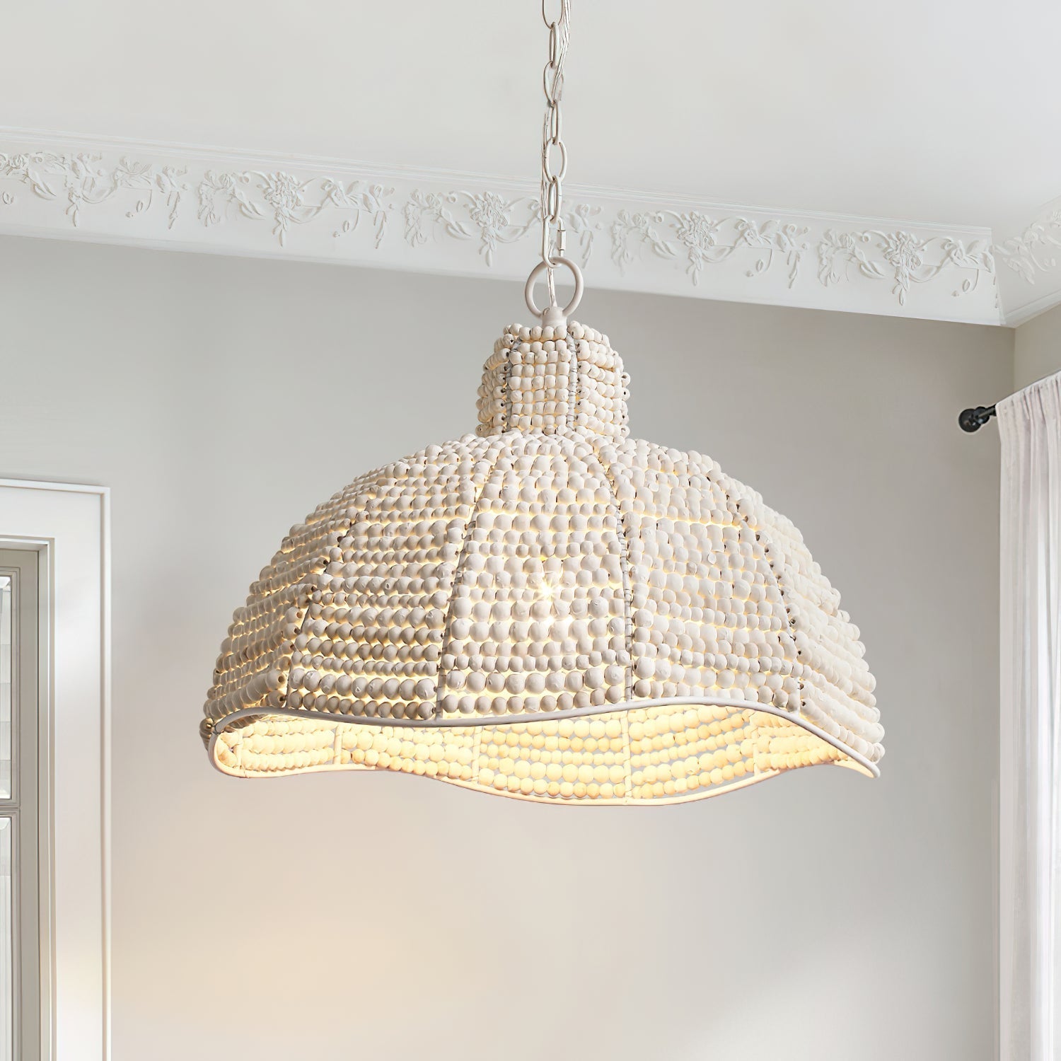 Veliraris Postmodern Luxury Metal Wood Pendant Lamp - Lamp Copper