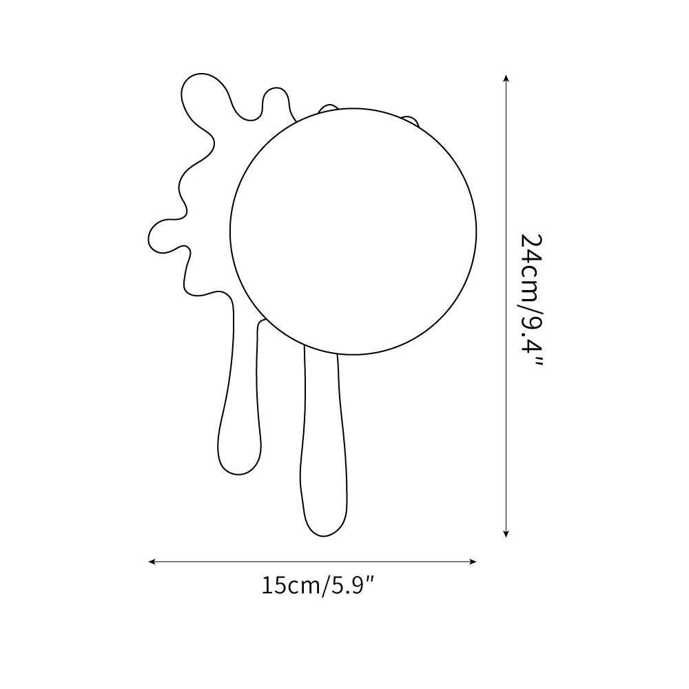 Lustra Applique Murale Abstraite Résine Éclat Globe Lumineux Ludique Artistique - Neutralighting