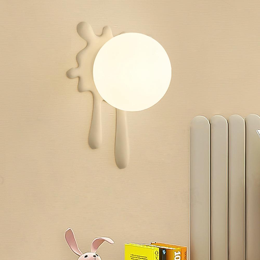 Lustra Applique Murale Abstraite Résine Éclat Globe Lumineux Ludique Artistique - Neutralighting
