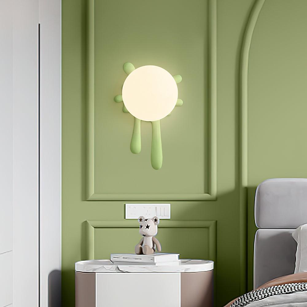 Lustra Applique Murale Abstraite Résine Éclat Globe Lumineux Ludique Artistique - Neutralighting