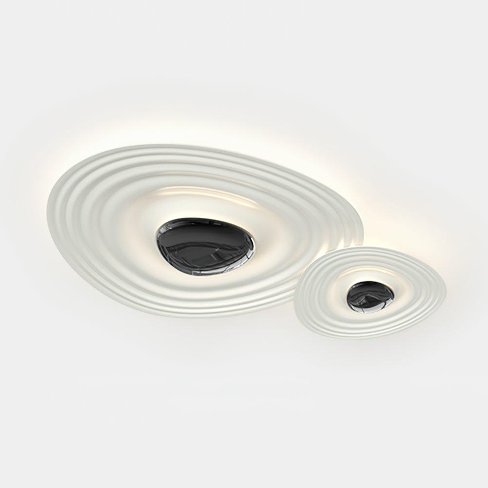 Solara Plafonnier Ripple Ring Sculptural Moderne - Neutralighting