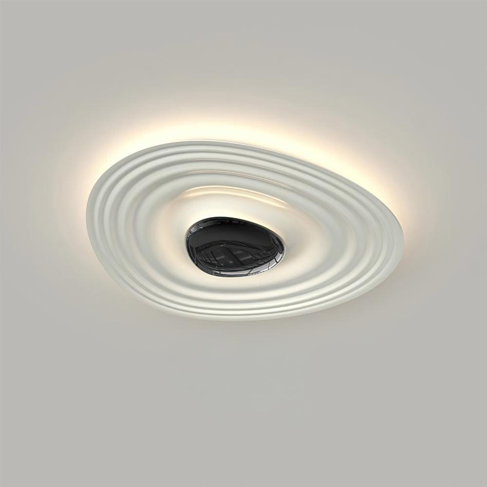 Solara Plafonnier Ripple Ring Sculptural Moderne - Neutralighting