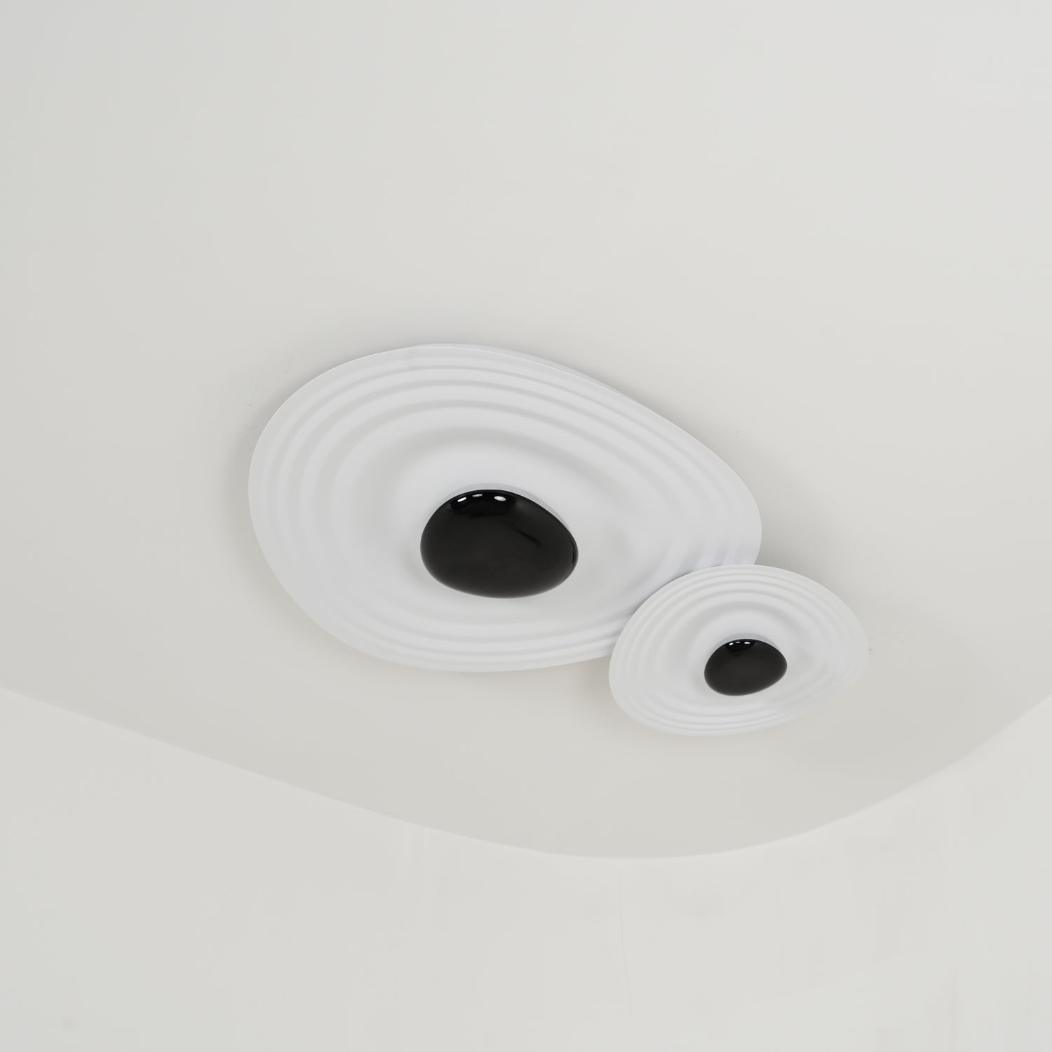 Solara Plafonnier Ripple Ring Sculptural Moderne - Neutralighting