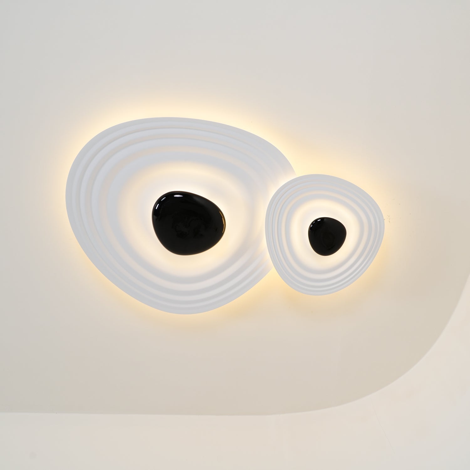 Solara Plafonnier Ripple Ring Sculptural Moderne - Neutralighting