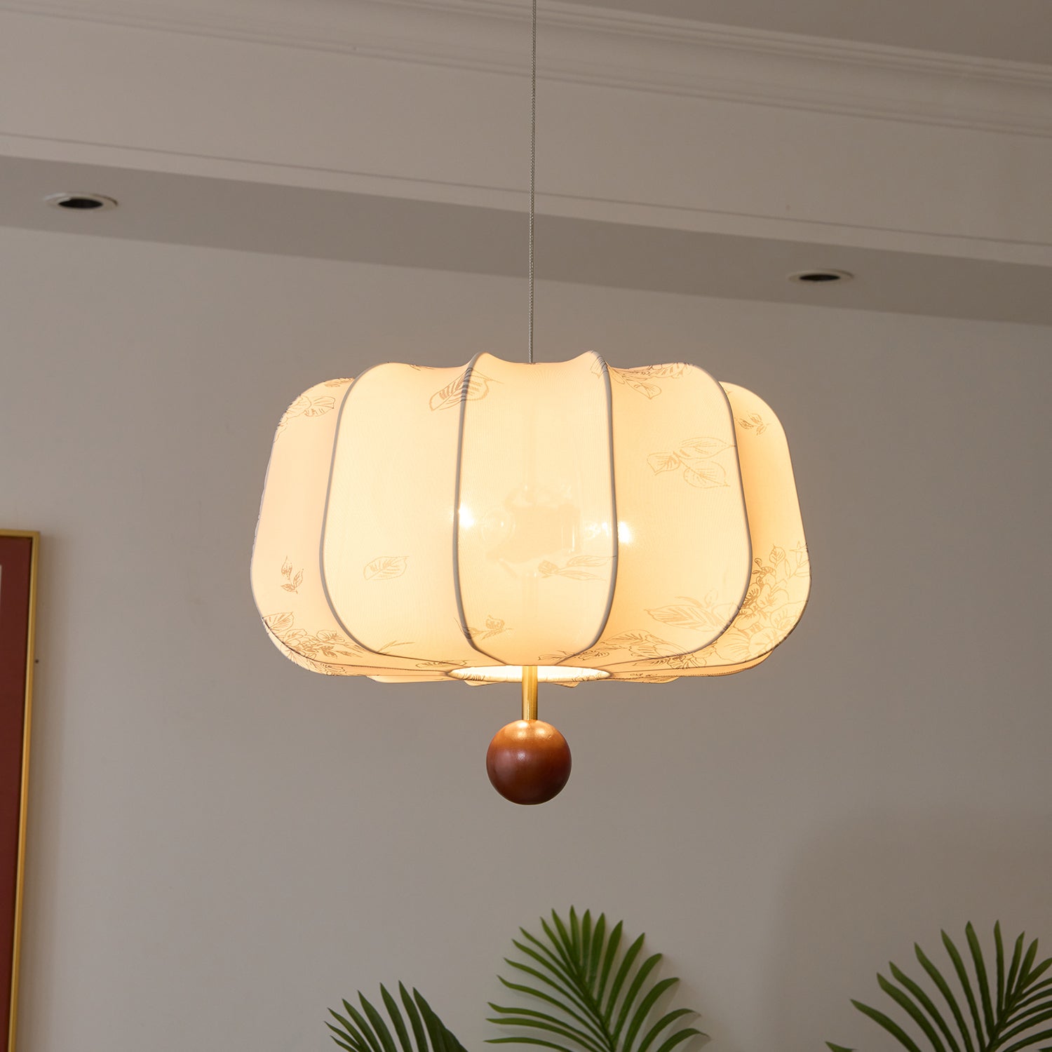 Valera Lampe Pendante en Bois et Tissu - Neutralighting