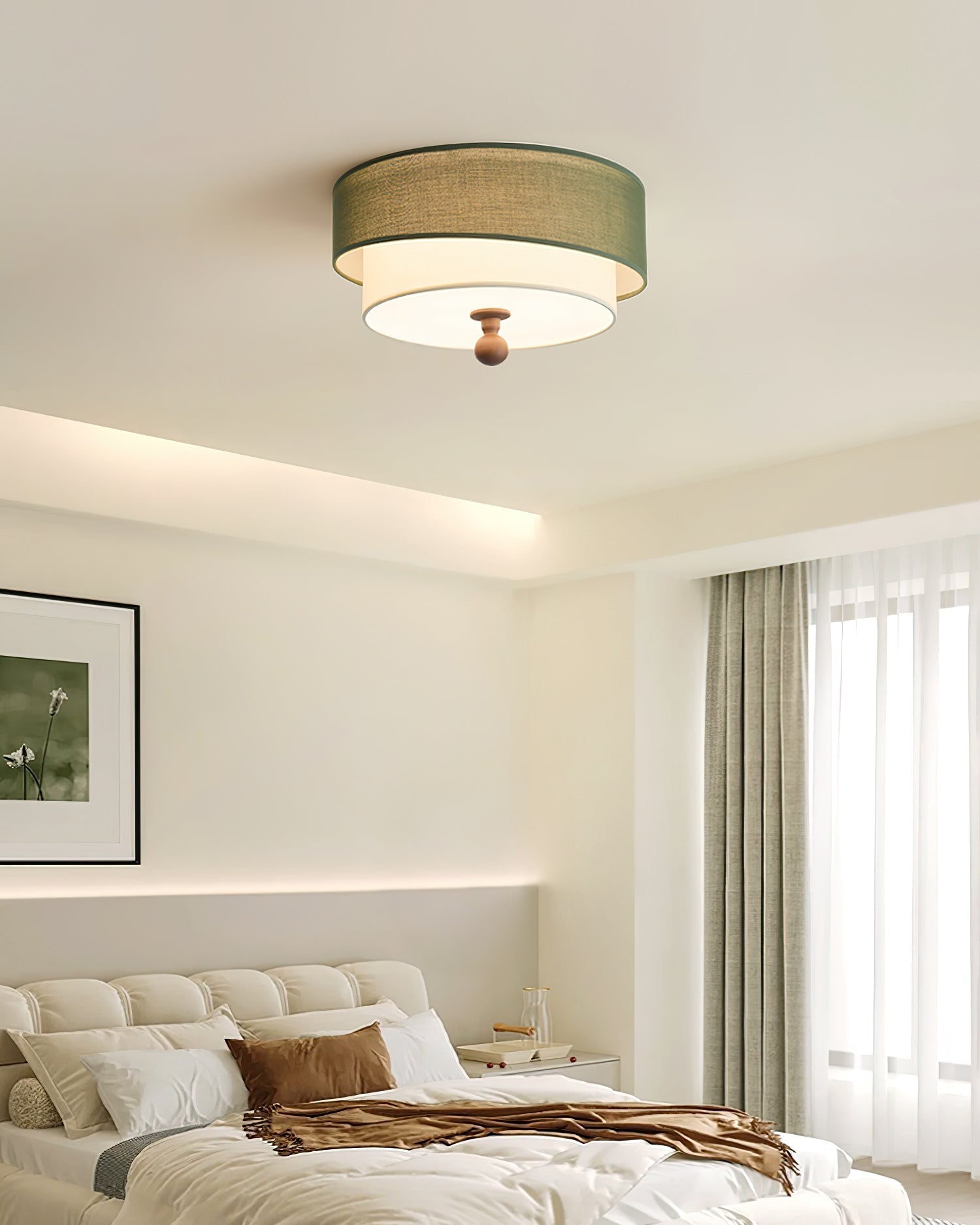 Olten Lampe Plafonnier Tambour Superposé - Neutralighting