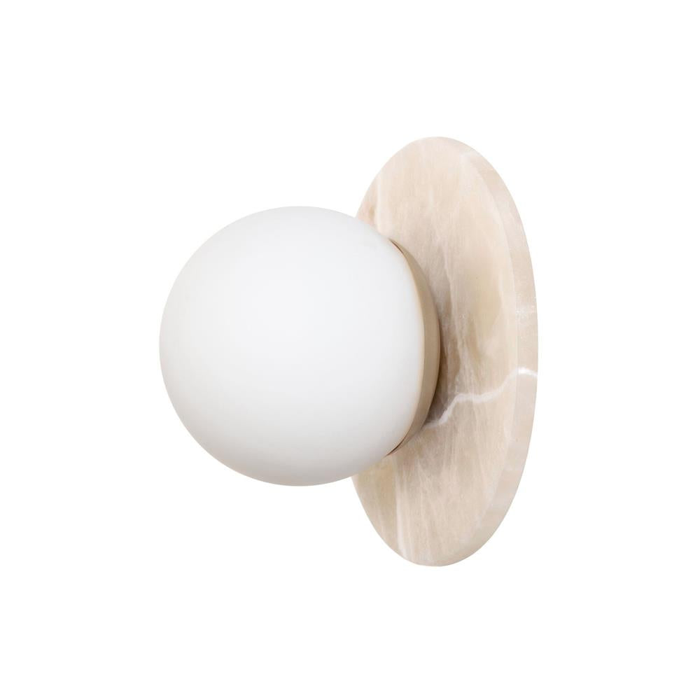 Ovyna Applique Murale Moderne Minimaliste en Verre et Onyx - Neutralighting