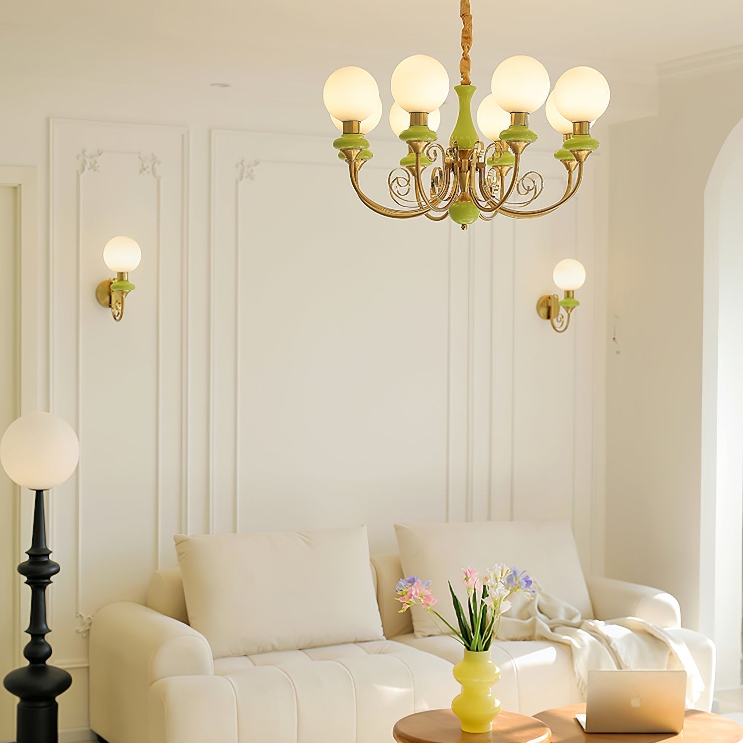 Whirl Chic Plug-in Wall Lamp - Neutralighting