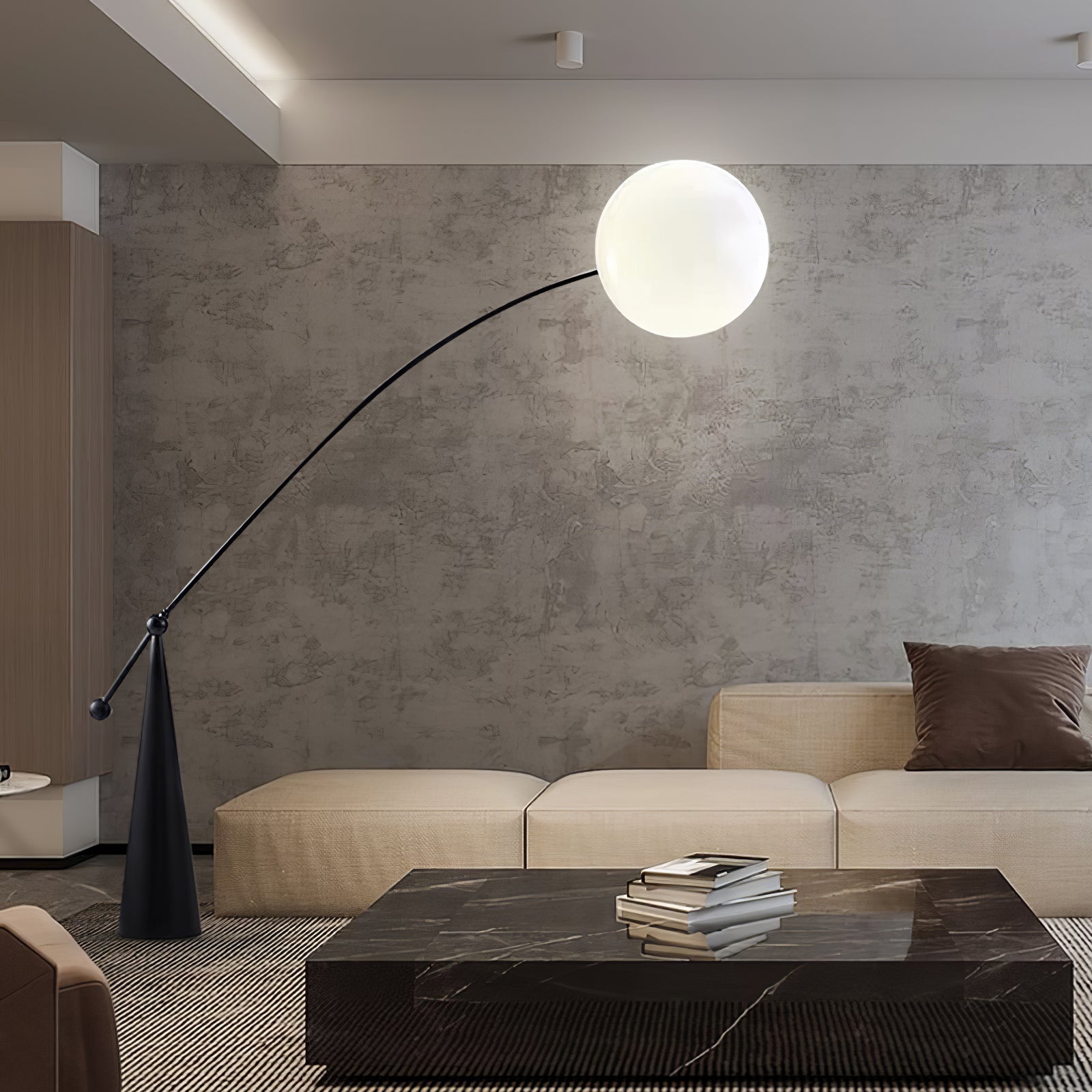 Ortalil Lampadaire Arc Moderne - Neutralighting