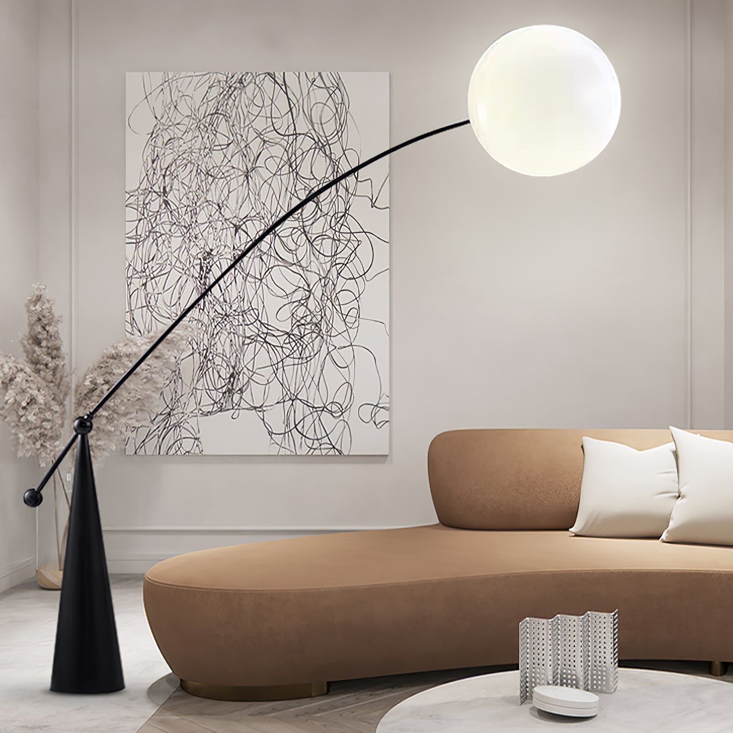 Ortalil Lampadaire Arc Moderne - Neutralighting