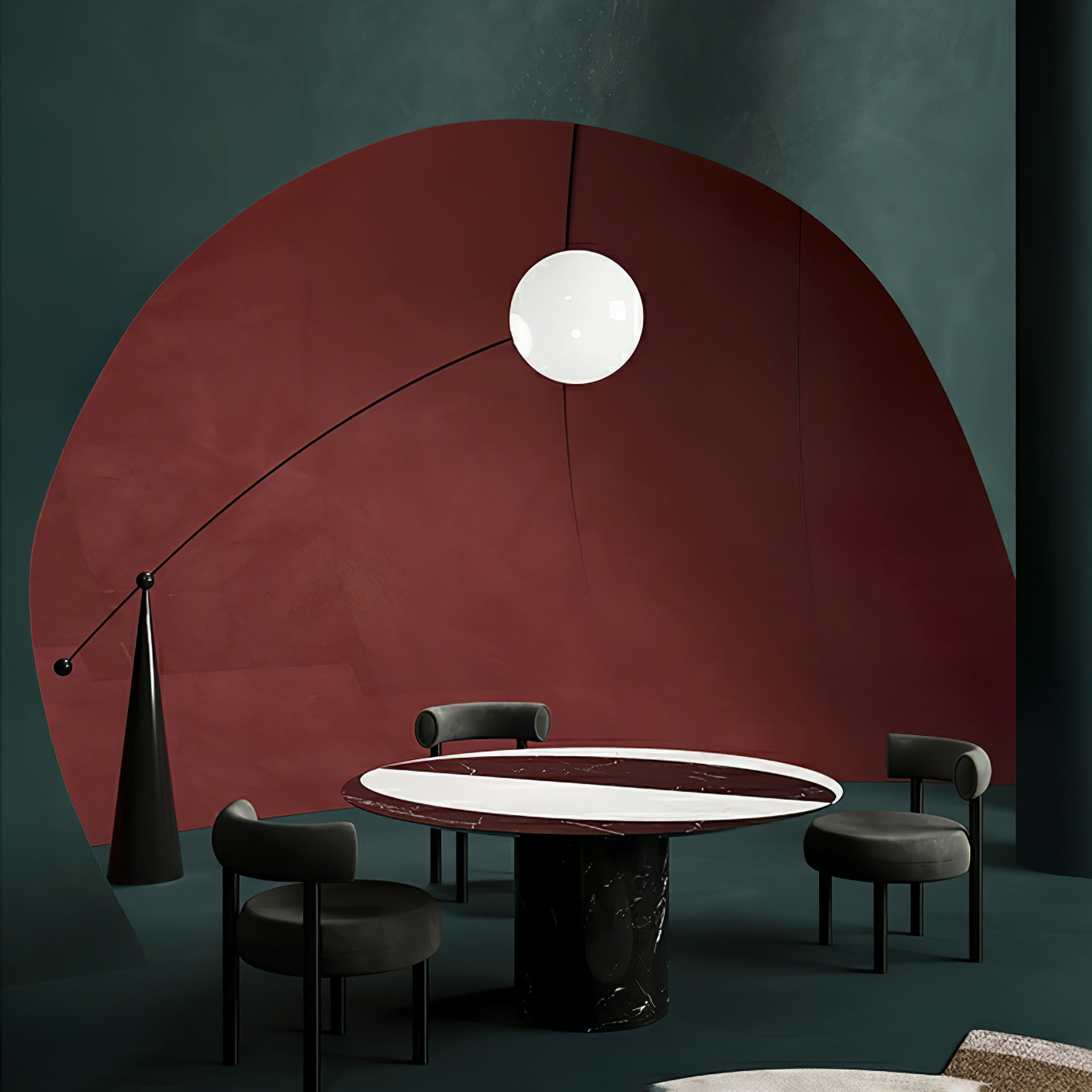 Ortalil Lampadaire Arc Moderne - Neutralighting