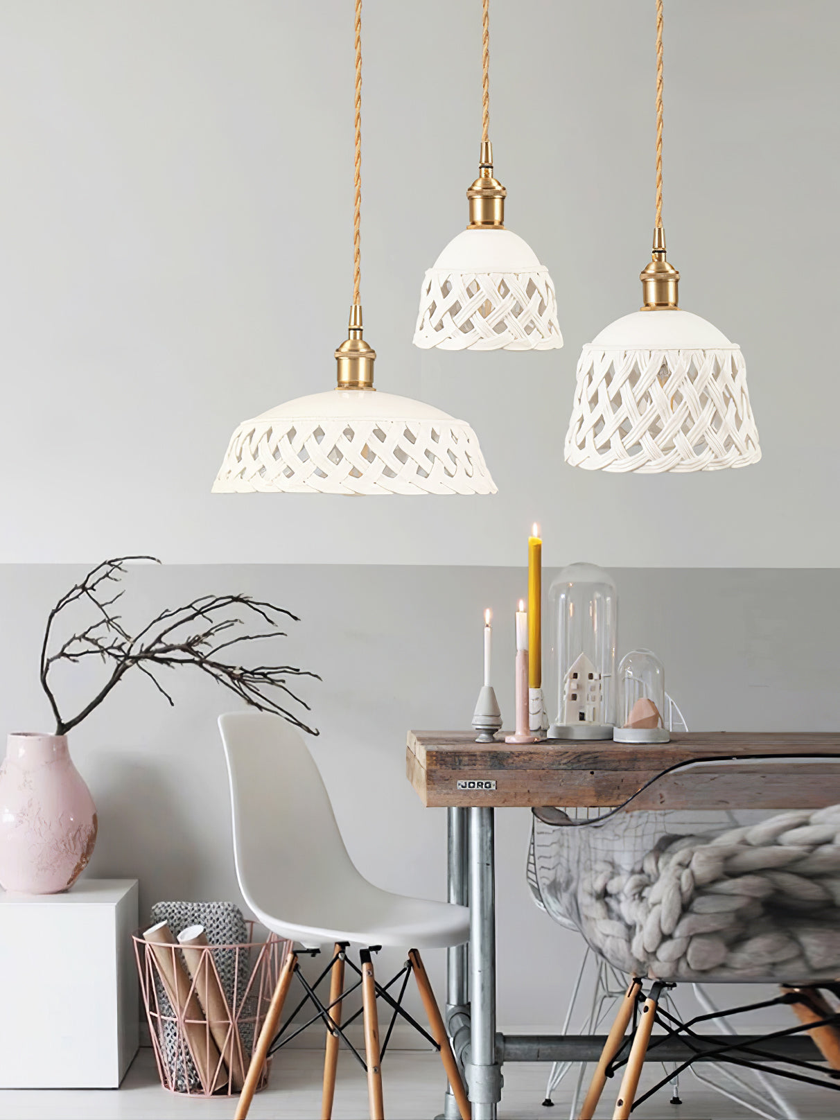 Orlenis Céramique Douillet Pendentif Lampe - Neutralighting