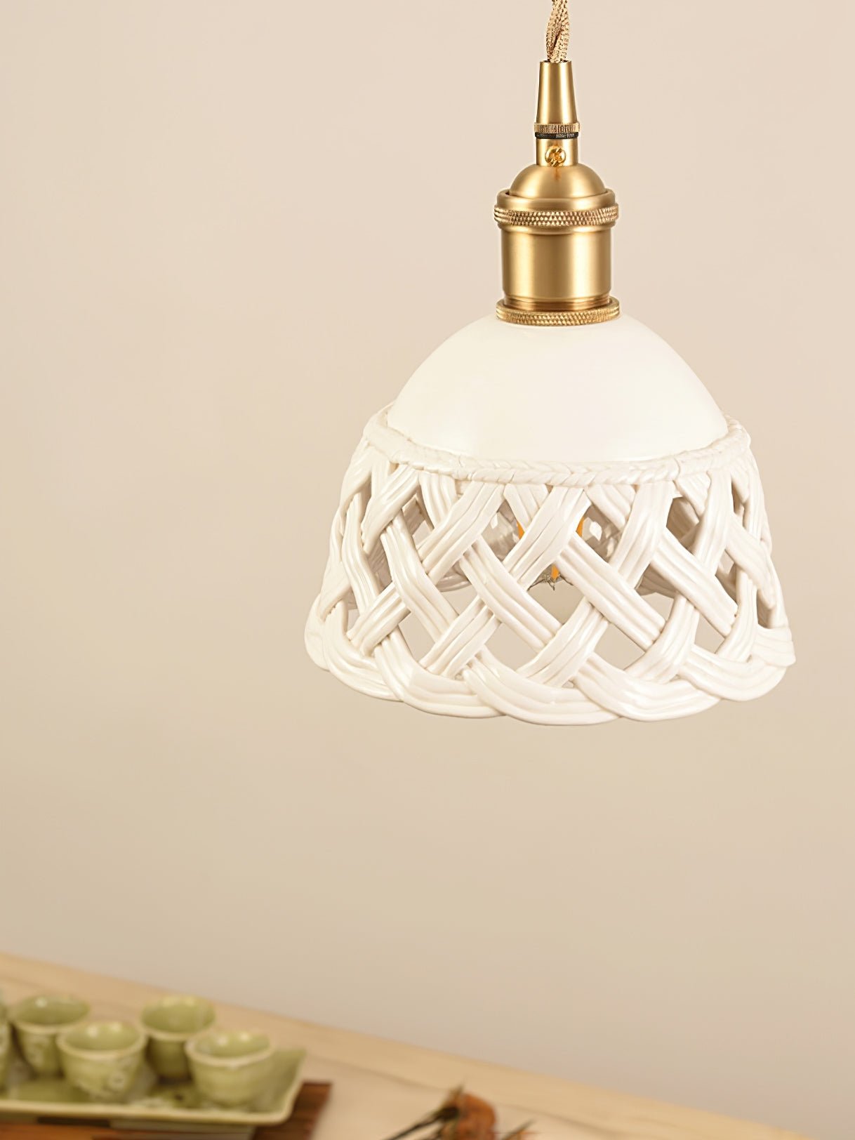 Orlenis Céramique Douillet Pendentif Lampe - Neutralighting